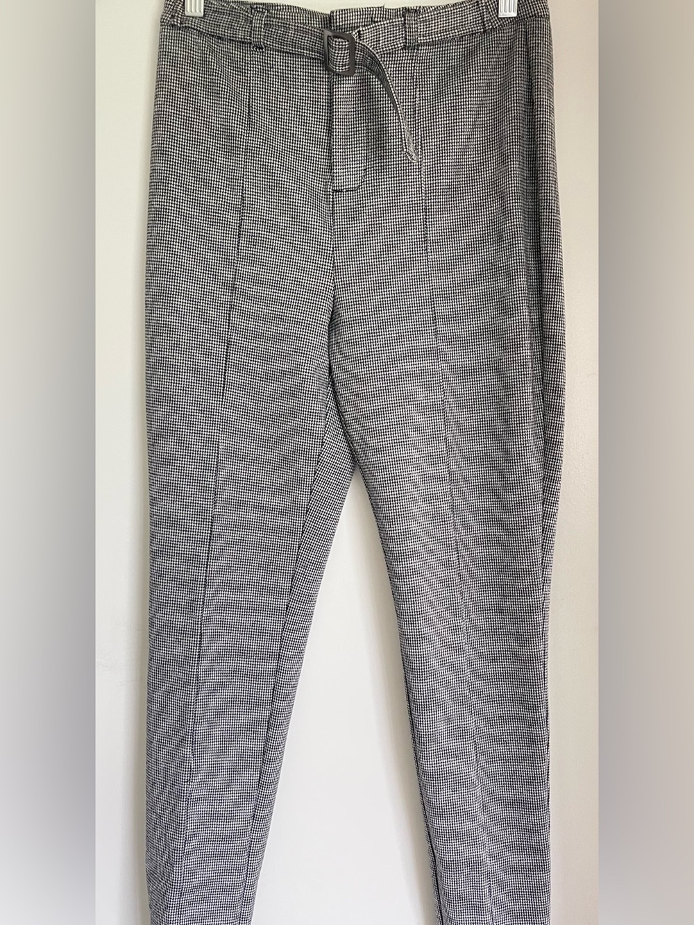 Romeo & Juliet Couture Black and White Micro-Check Dress Pants NWT